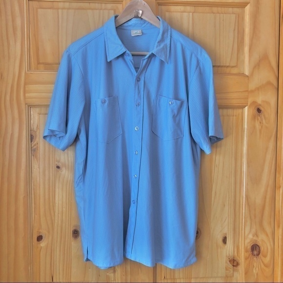 VINTAGE Haband poly mesh short sleeve shirt size large - Picture 2 of 8